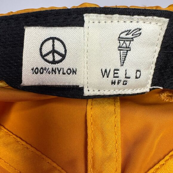 WELD MFG Richmond Farmers Market Nylon Hat Orange Teal Logo Adjustable Snapback - Picture 5 of 6